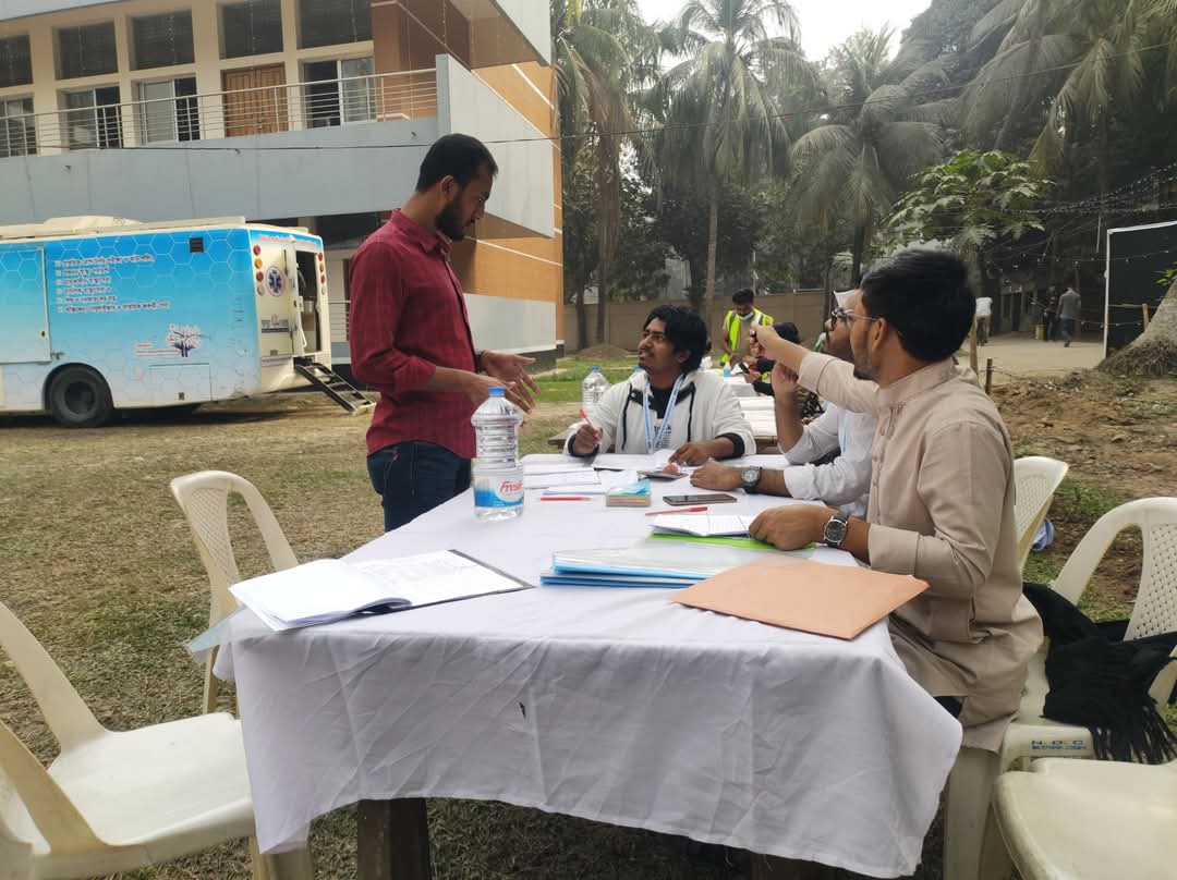 সাতদিন ব্যাপী মেডিকেল ক্যাম্পের ৩য় দিনের কার্যক্রম